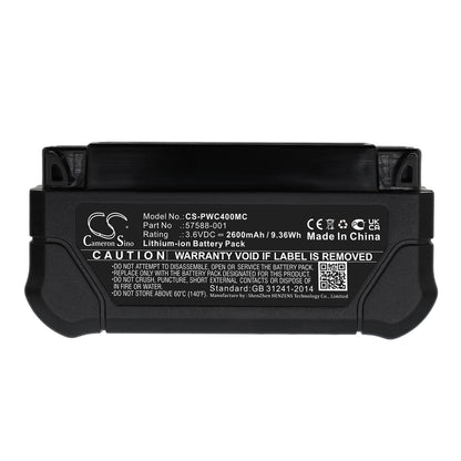Replacement Battery for Panasonic WV-BWC4000 – Body Camera – 2600mAh / 3.6V