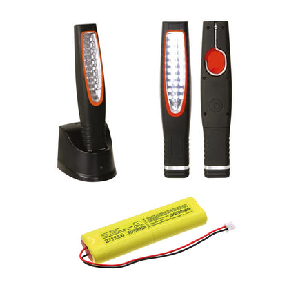 Replacement Battery for Perel EWL23 – Flashlight – 2200mAh / 4.8V