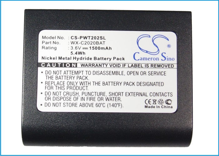 Replacement Battery for Panasonic  Ultraplex II – Wireless Headset – 1500mAh / 5.40Wh / 3.6V