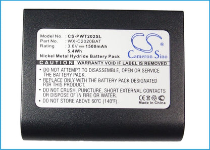 Replacement Battery for Panasonic  Ultraplex II – Wireless Headset – 1500mAh / 5.40Wh / 3.6V