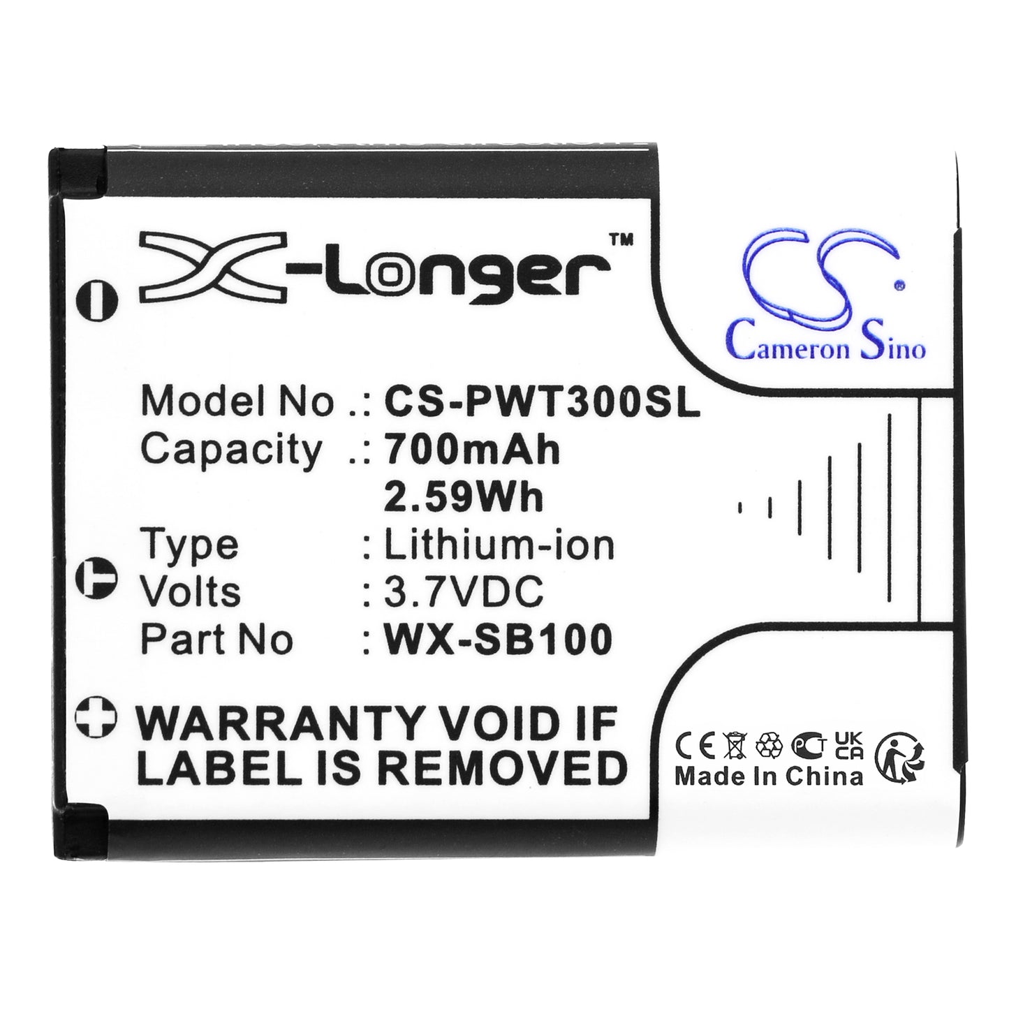 Replacement Battery for Panasonic Attune II HD3 – Wireless Headset – 700mAh / 3.7V - image 3