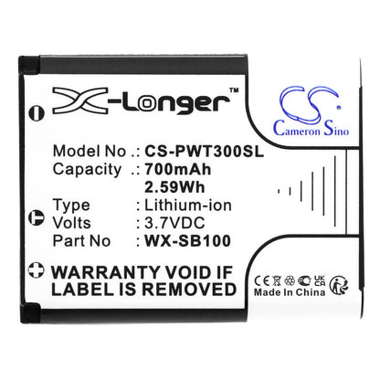 Replacement Battery for Panasonic Attune II HD3 – Wireless Headset – 700mAh / 3.7V - image 3