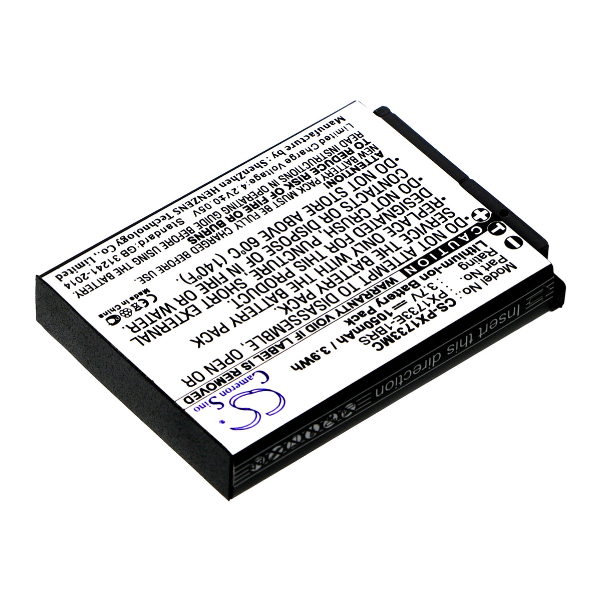 Replacement Battery for Toshiba Camileo S30 – Camera – 1050mAh / 3.7V