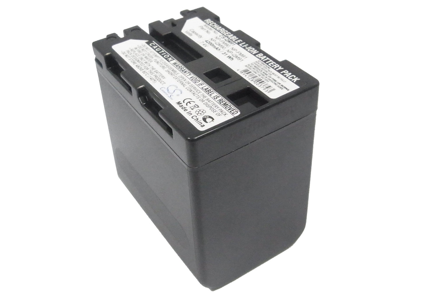 Replacement Battery for Sony  CCD-TRV108 – Camera – 4200mAh / 31.08Wh / 7.4V