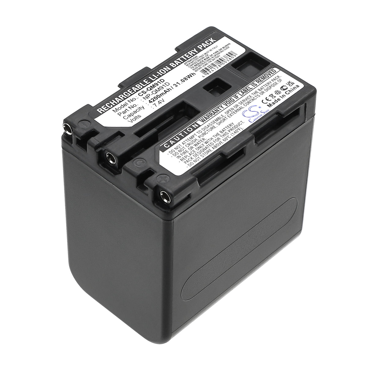 Replacement Battery for Sony DCR-DVD101 – Camera – 4200mAh / 7.4V