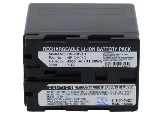 Replacement Battery for Sony  CCD-TRV108 – Camera – 4200mAh / 7.4V