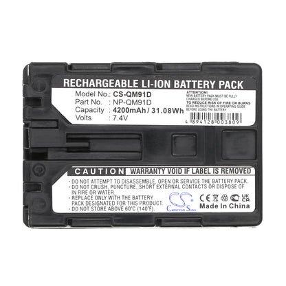 Replacement Battery for Sony DCR-DVD101 – Camera – 4200mAh / 7.4V