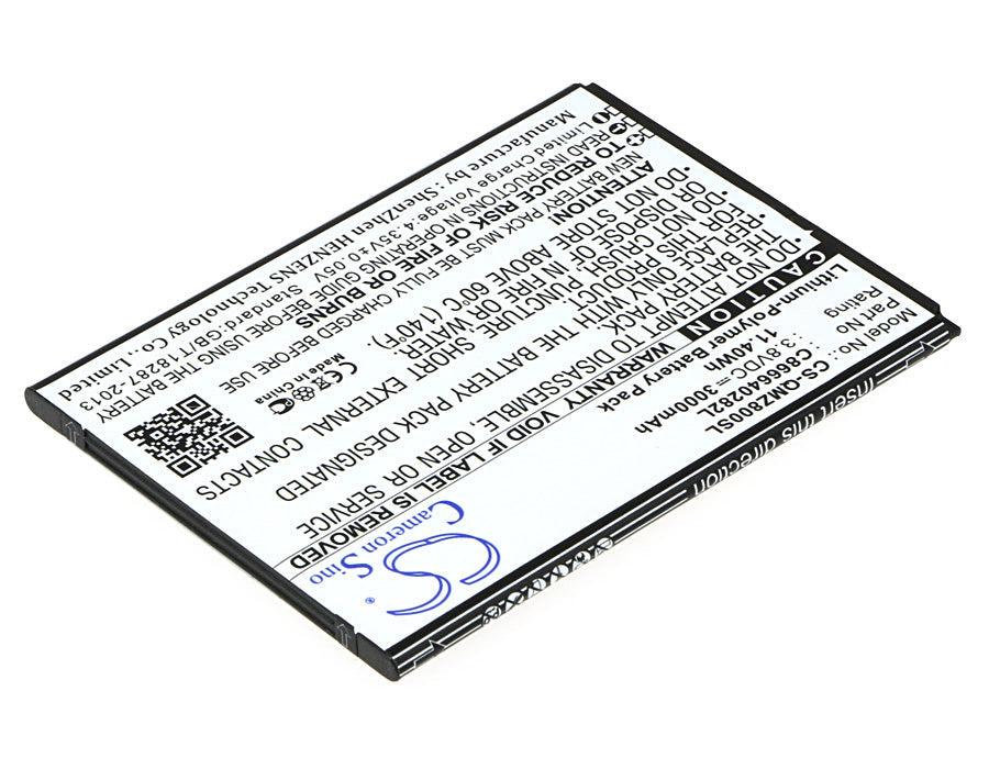 Replacement Battery for BLU  D690U – Mobile, SmartPhone – 3000mAh / 11.40Wh / 3.8V