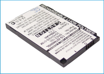 Replacement Battery for Qtek  8600 – Mobile, SmartPhone – 1250mAh / 4.63Wh / 3.7V