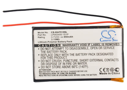 Replacement Battery for RAC 515F – GPS, Navigator – 850mAh / 3.7V - image 5