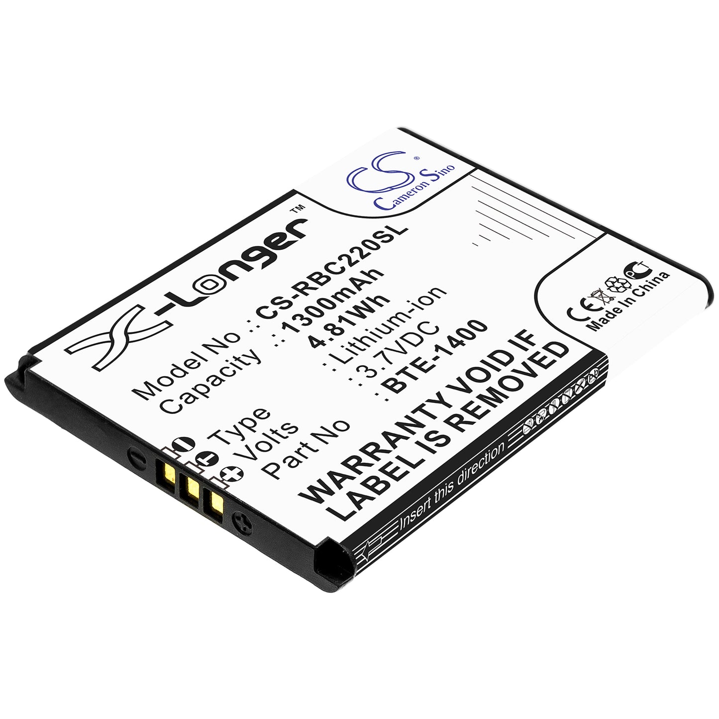Replacement Battery for ANS | Orbic F30 – Mobile, SmartPhone – 1300mAh / 3.7V - image 1