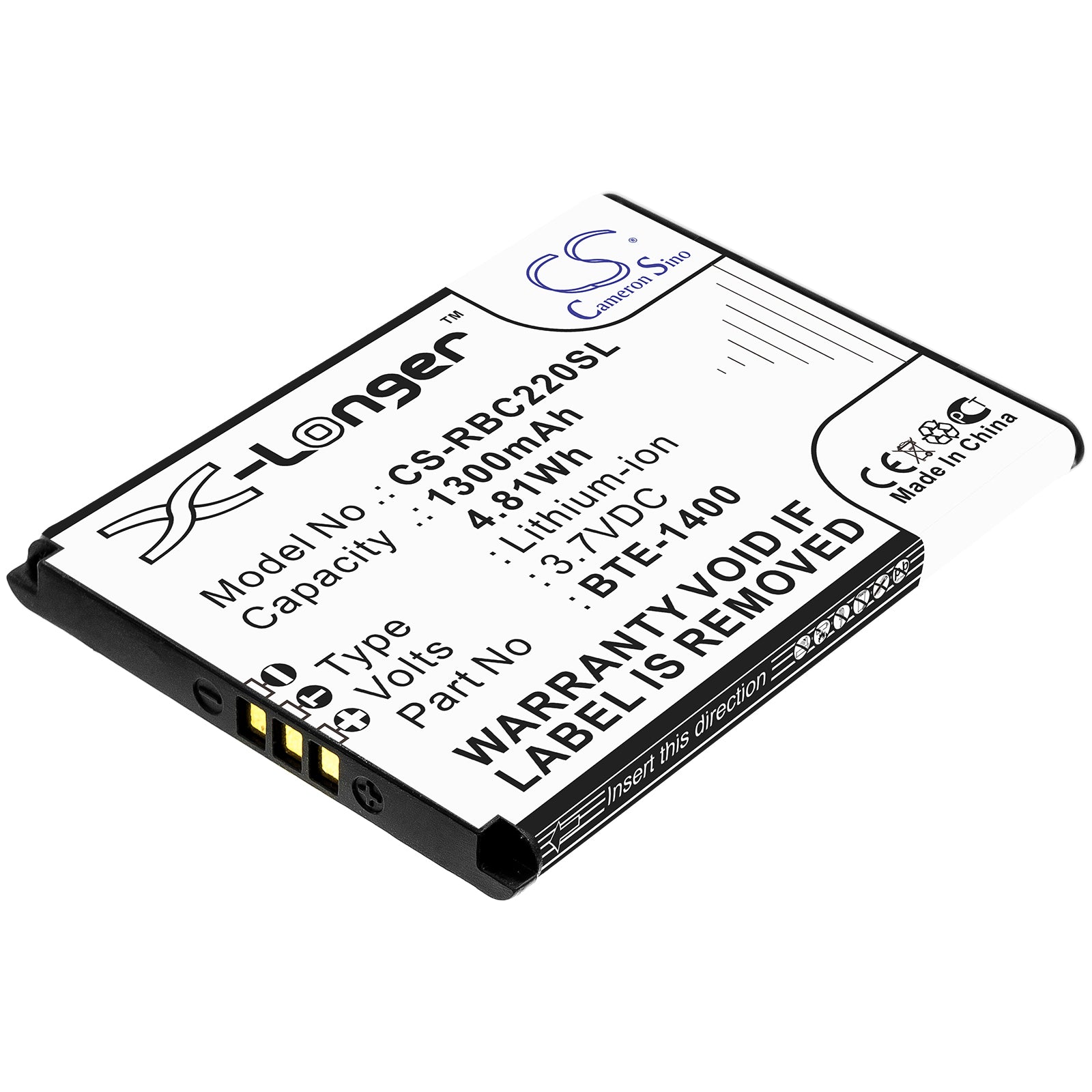 Replacement Battery for ANS | Orbic F30 – Mobile, SmartPhone – 1300mAh / 3.7V - image 1