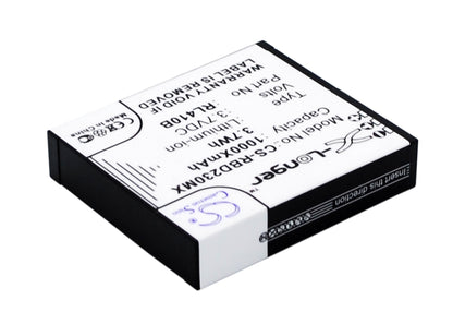 Replacement Battery for Rollei Actioncam 230 – Camera – 1000mAh / 3.7V - image 3