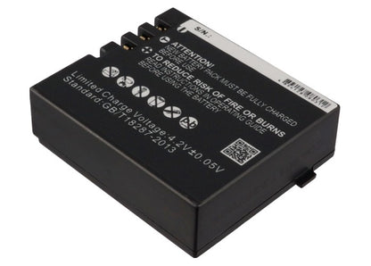 Replacement Battery for AEE | Astak | Rollei SD18 – Camera – 900mAh / 3.7V - image 3
