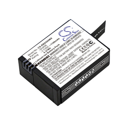 Replacement Battery for Rollei  Actioncam 500 – Camera – 1180mAh / 4.37Wh / 3.7V