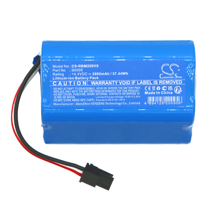 Replacement Battery for RobZone Moppy 2.0 Profi – Vacuum – 2600mAh / 14.4V