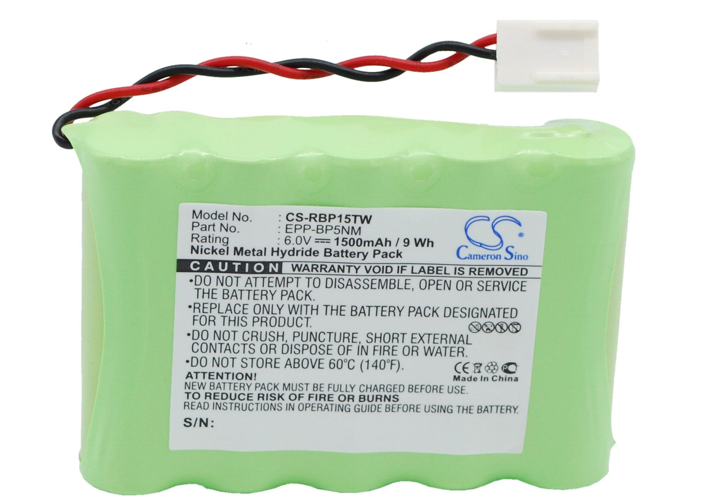Replacement Battery for Ritron  & RT-15H – Two-Way Radio – 1500mAh / 6.0V