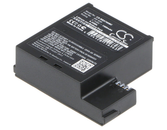 Replacement Battery for Veho  MUVI K1 – Camera – 1500mAh / 5.55Wh / 3.7V