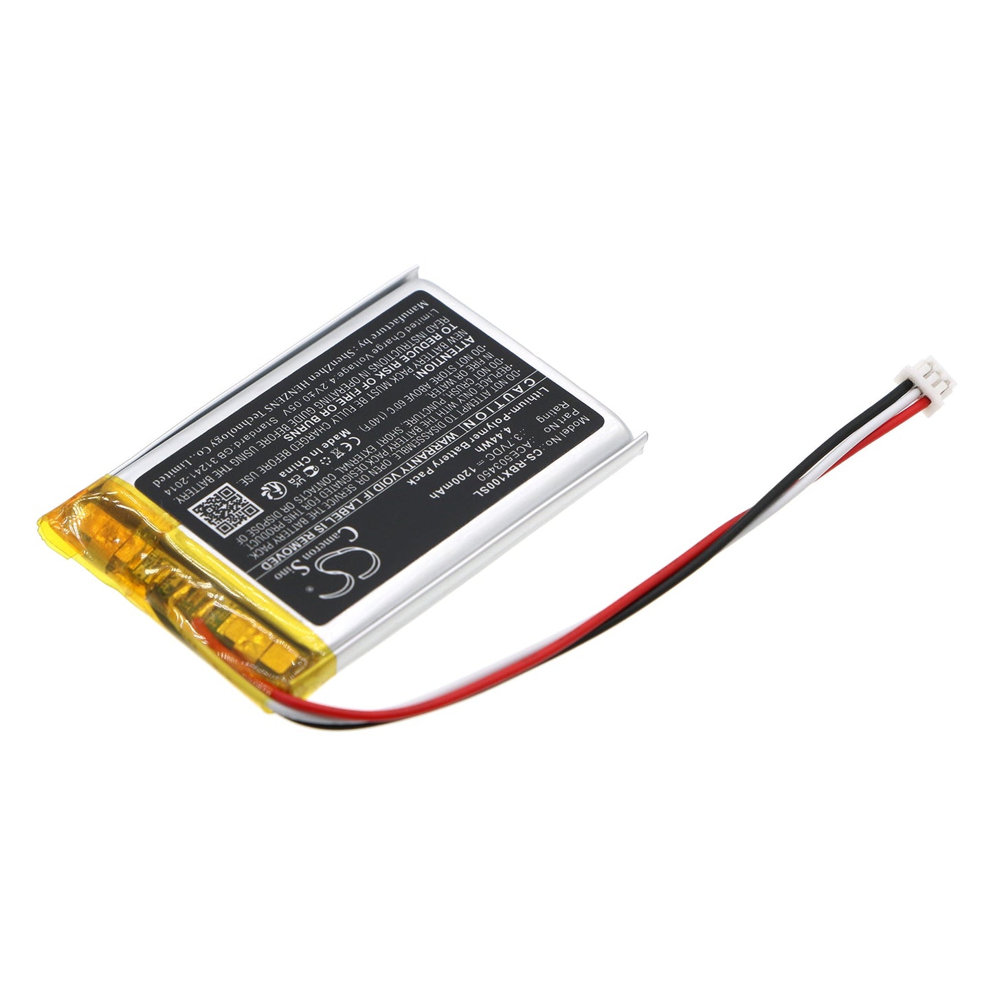 Replacement Battery for Razer  Barracuda X – Wireless Headset – 1200mAh / 4.44Wh / 3.7V