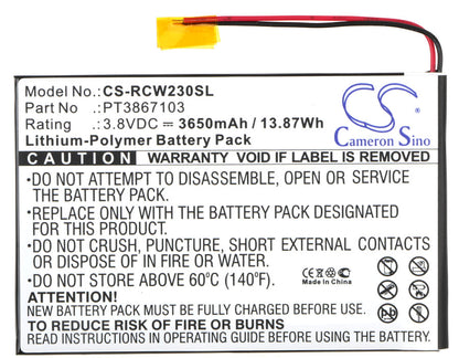 Replacement Battery for RCA RCT6272W23 – Tablet – 3650mAh / 3.8V - image 5
