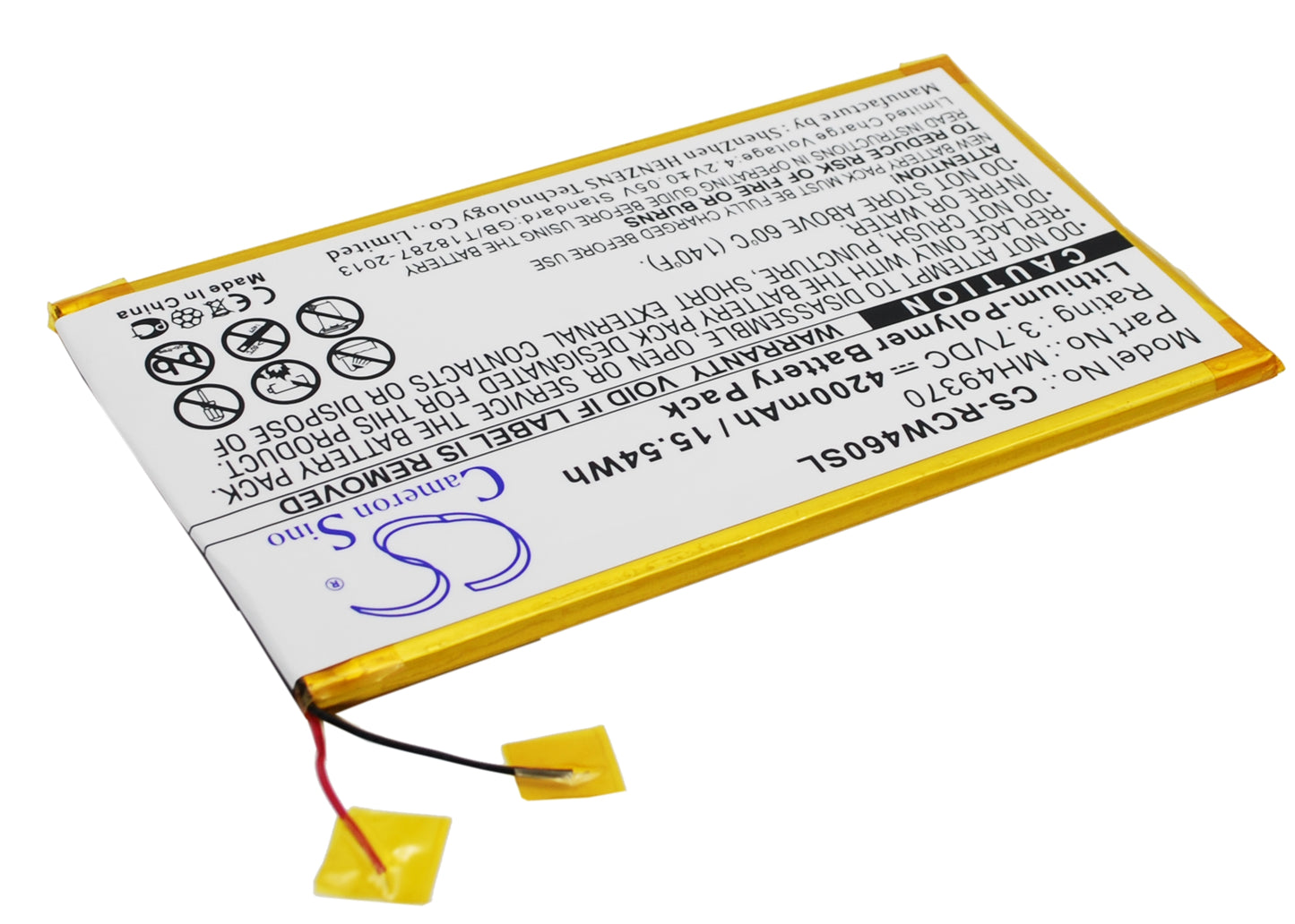 Replacement Battery for RCA RCT6203W46 – Tablet – 4200mAh / 3.7V - image 3
