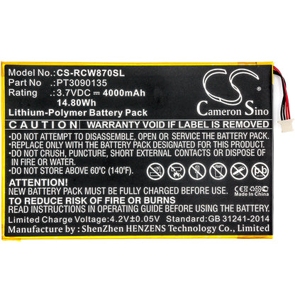 Replacement Battery for RCA Galileo Pro 11.5" – Tablet – 4000mAh / 3.7V - image 3