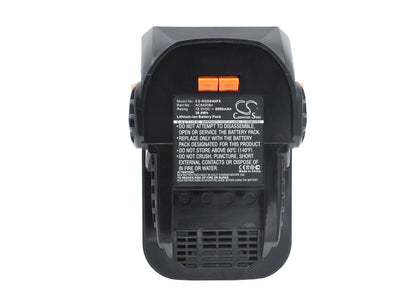 Replacement Battery for RIDGID  130383001 – Power Tools – 2000mAh / 36.00Wh / 18.0V