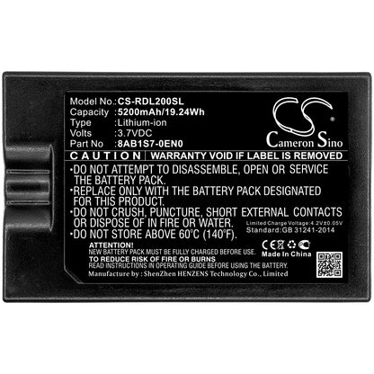 Replacement Battery for Ring Video Doorbell 2 – Home Security Camera – 5200mAh / 3.7V