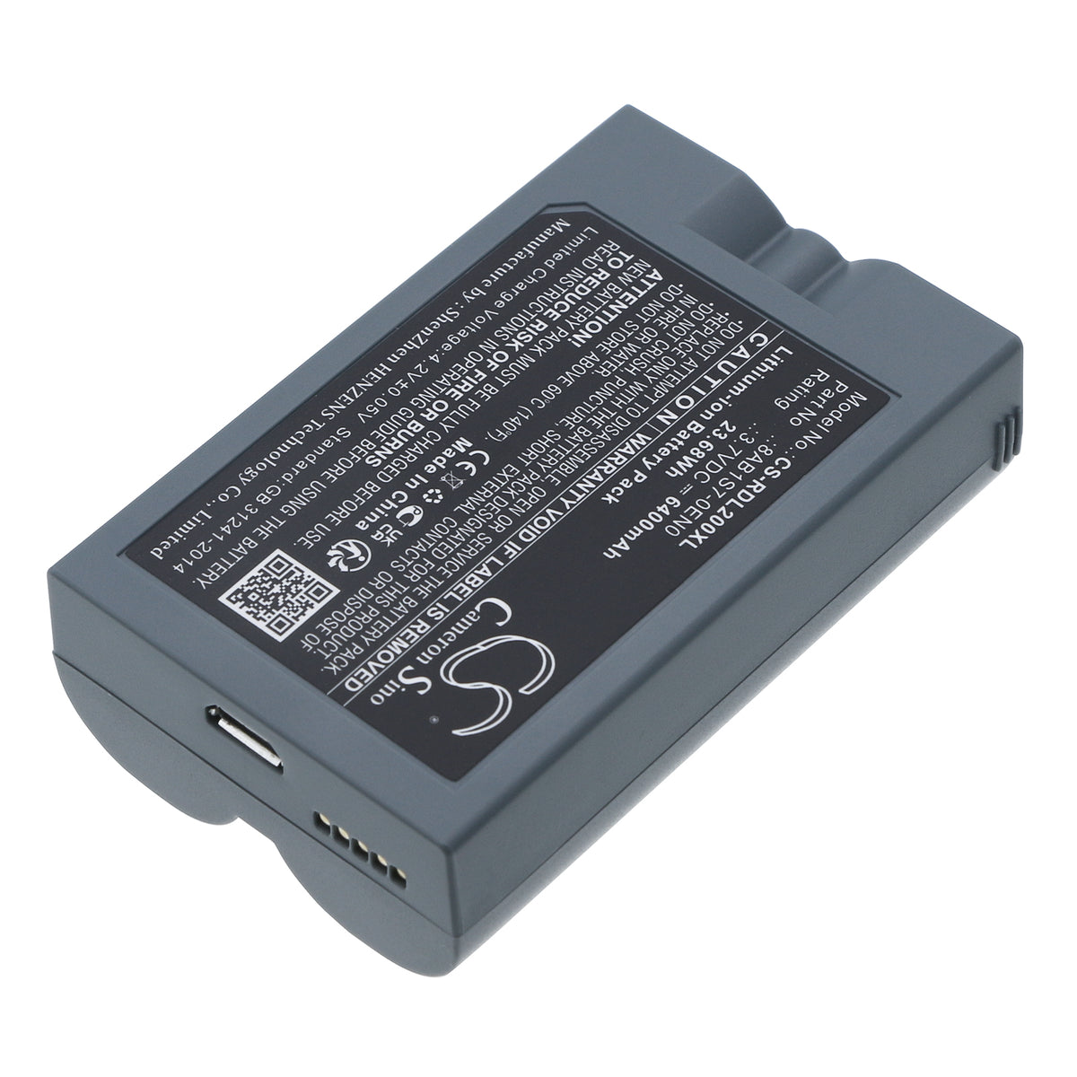 Replacement Battery for Ring Video Doorbell 2 – Home Security Camera – 6400mAh / 3.7V