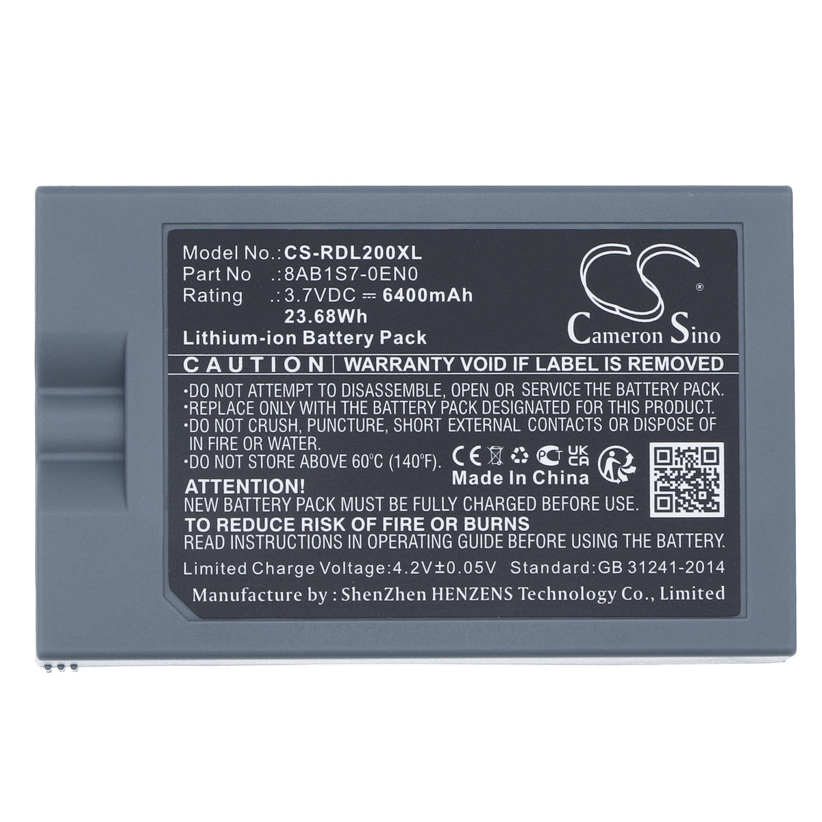 Replacement Battery for Ring Video Doorbell 2 – Home Security Camera – 6400mAh / 3.7V