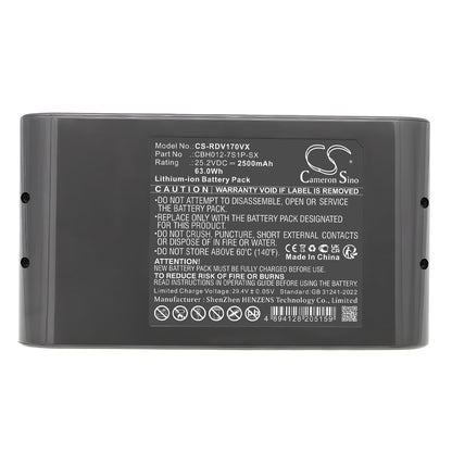 Replacement Battery for RedRoad V17 – Vacuum – 2500mAh / 25.2V