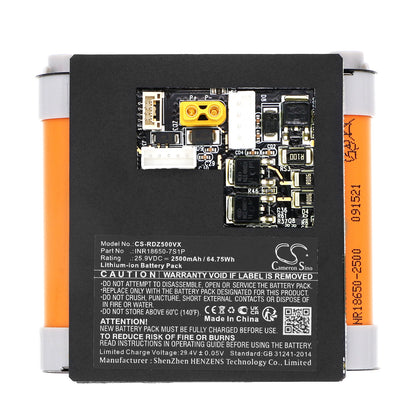 Replacement Battery for Roidmi RM50KC – Vacuum – 2500mAh / 25.9V