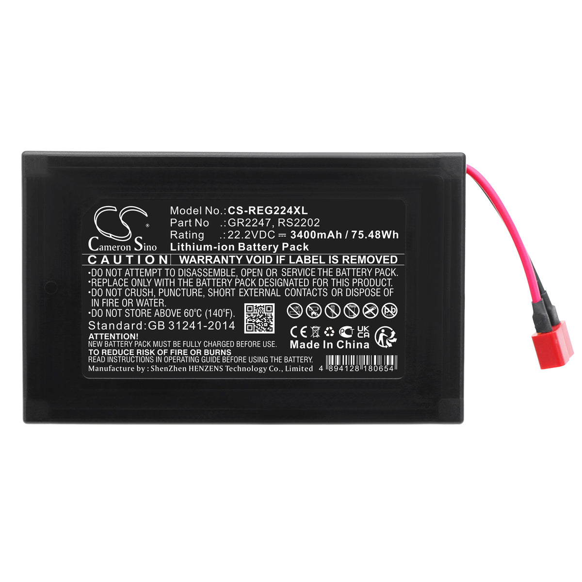 Replacement Battery for Razor – Electric Scooter – 3400mAh / 22.2V