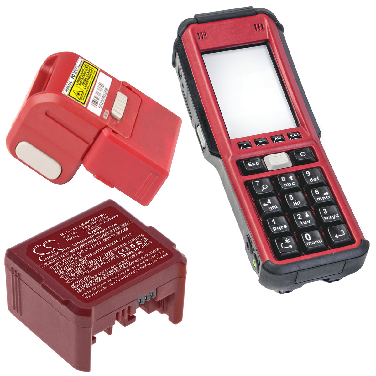 Replacement Battery for RGIS Guia RM2 – Barcode Scanner – 1150mAh / 3.7V