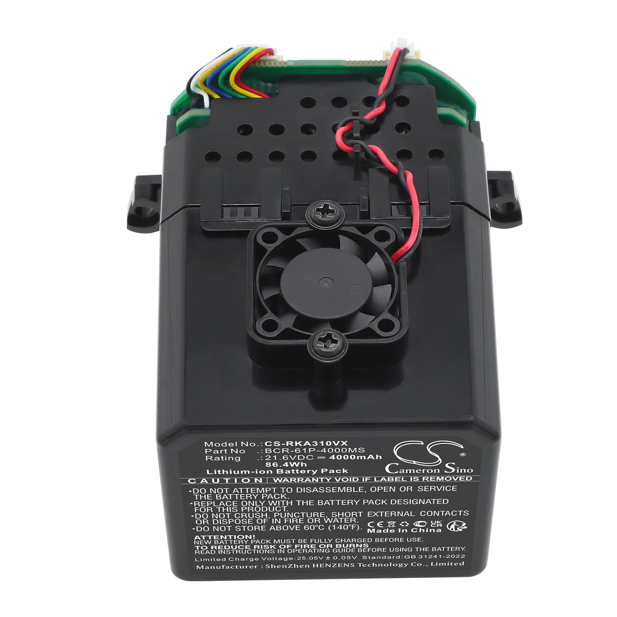 Replacement Battery for Roborock A30 Pro – Vacuum – 4000mAh / 21.6V