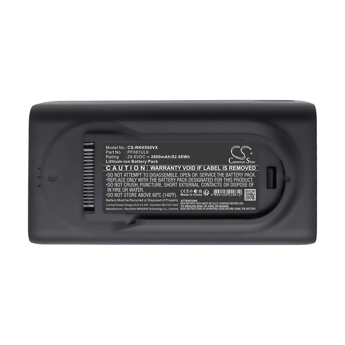 Replacement Battery for Roborock H50 Ultra – Vacuum – 2800mAh / 29.6V