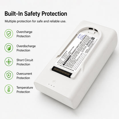 Replacement Battery for Roborock H60 Hub Pro – Vacuum – 2500mAh / 28.8V