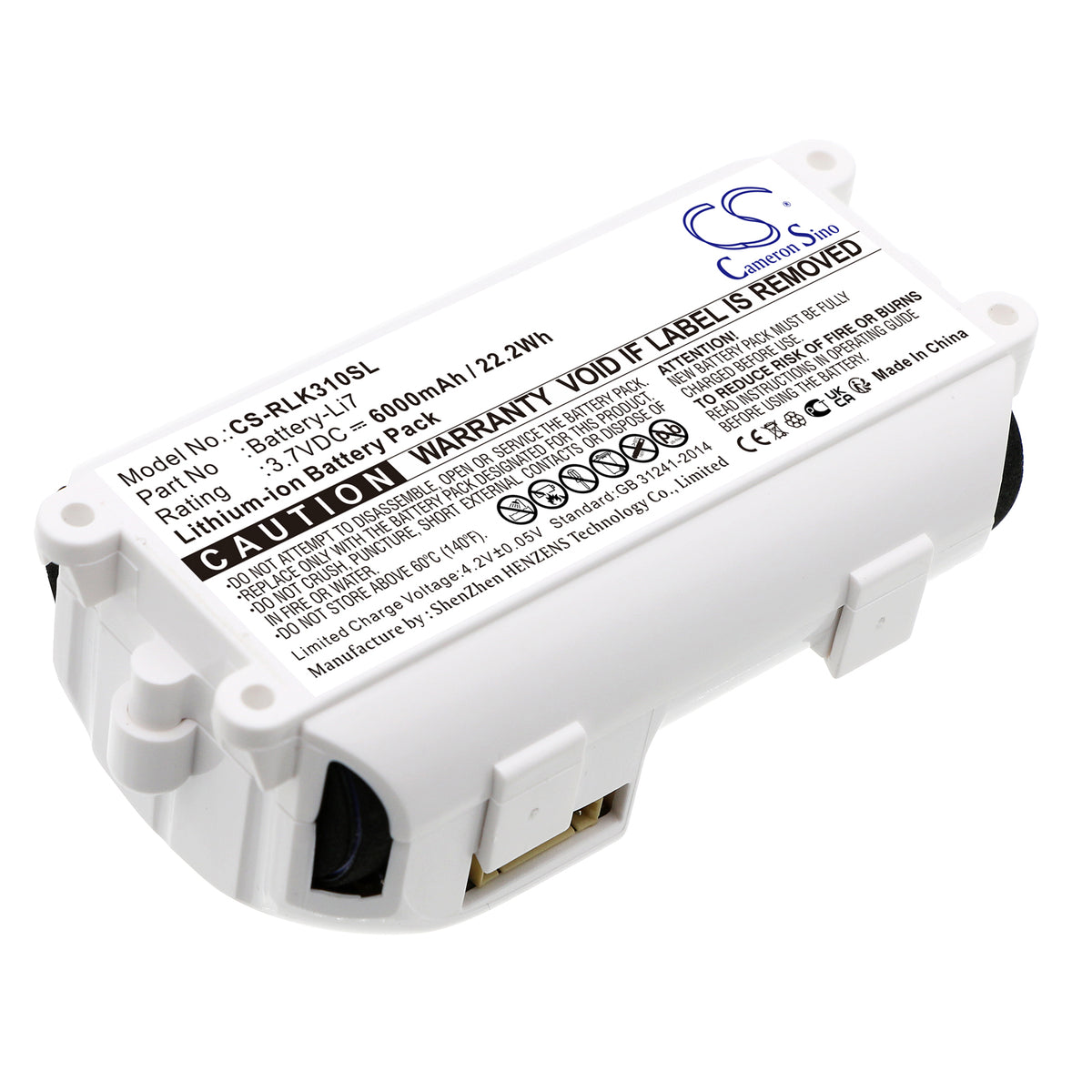 Replacement Battery for Reolink Argus 3 Pro – Home Security Camera – 6000mAh / 3.7V