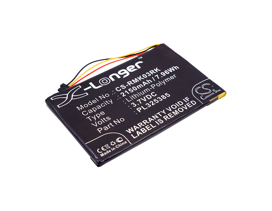 Replacement Battery for Razer Turret Gaming Lapboard – Keyboard,Mouse – 2150mAh / 3.7V