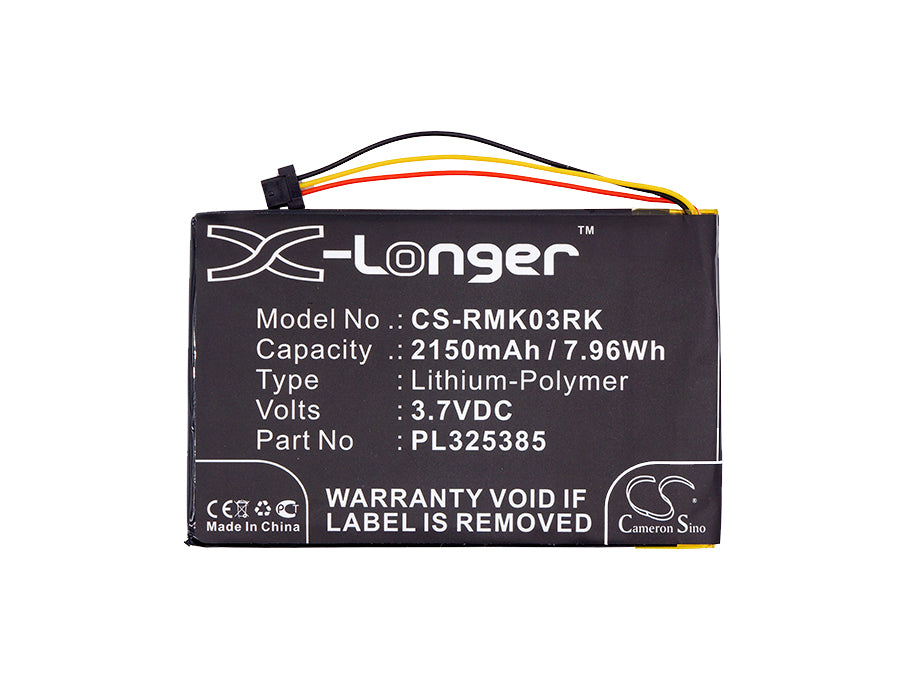 Replacement Battery for Razer Turret Gaming Lapboard – Keyboard,Mouse – 2150mAh / 3.7V