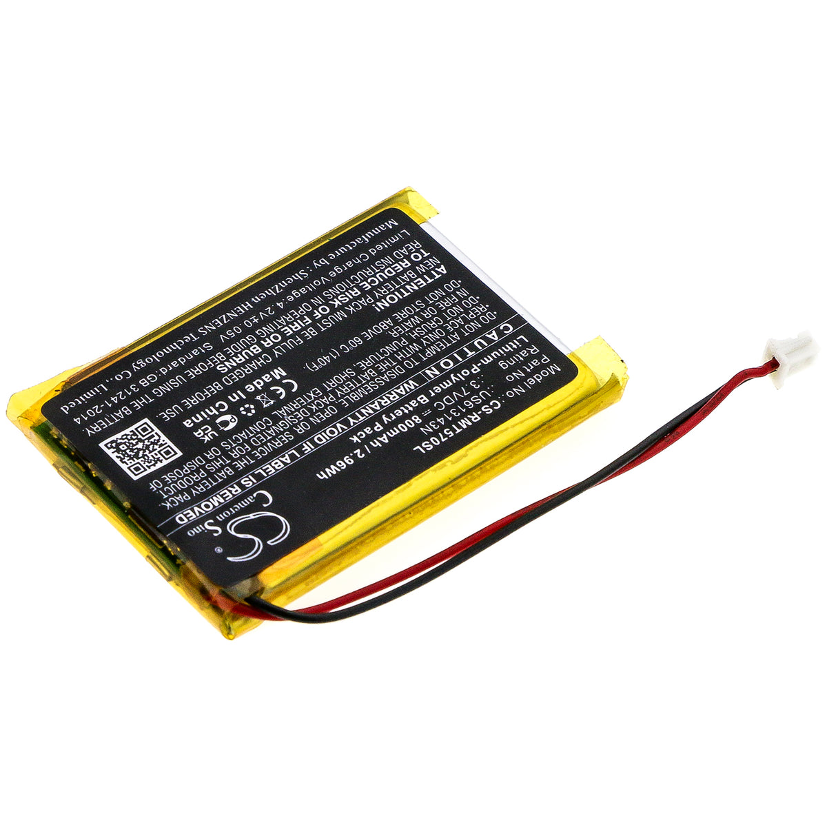 Replacement Battery for Rapoo MT750L – Keyboard,Mouse – 800mAh / 3.7V