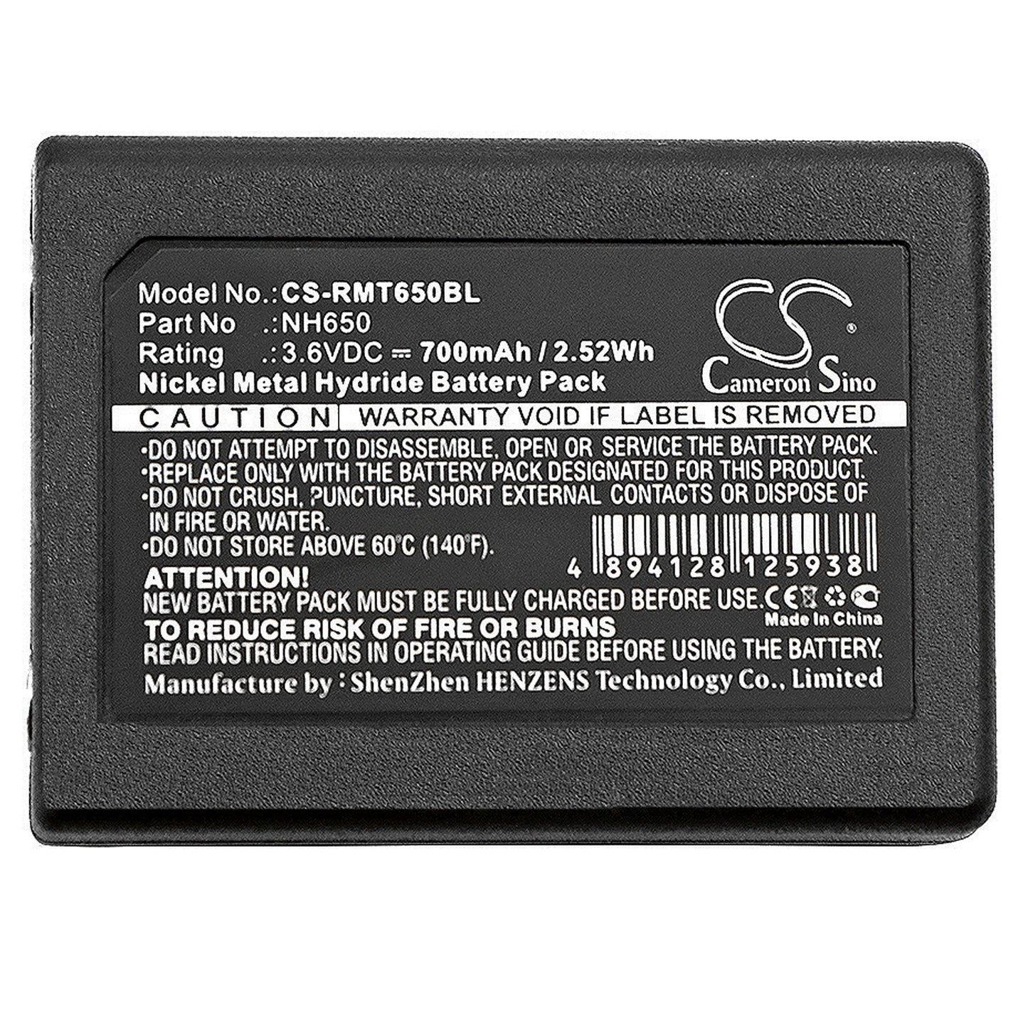 Replacement Battery for Ravioli Joy – Crane Remote Control – 700mAh / 3.6V - image 3