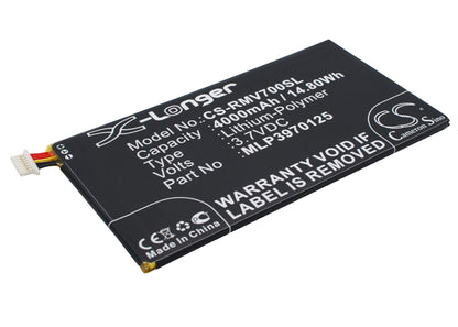 Replacement Battery for Verizon Elipsis QMV7A 7in – Tablet – 4000mAh / 3.7V - image 2