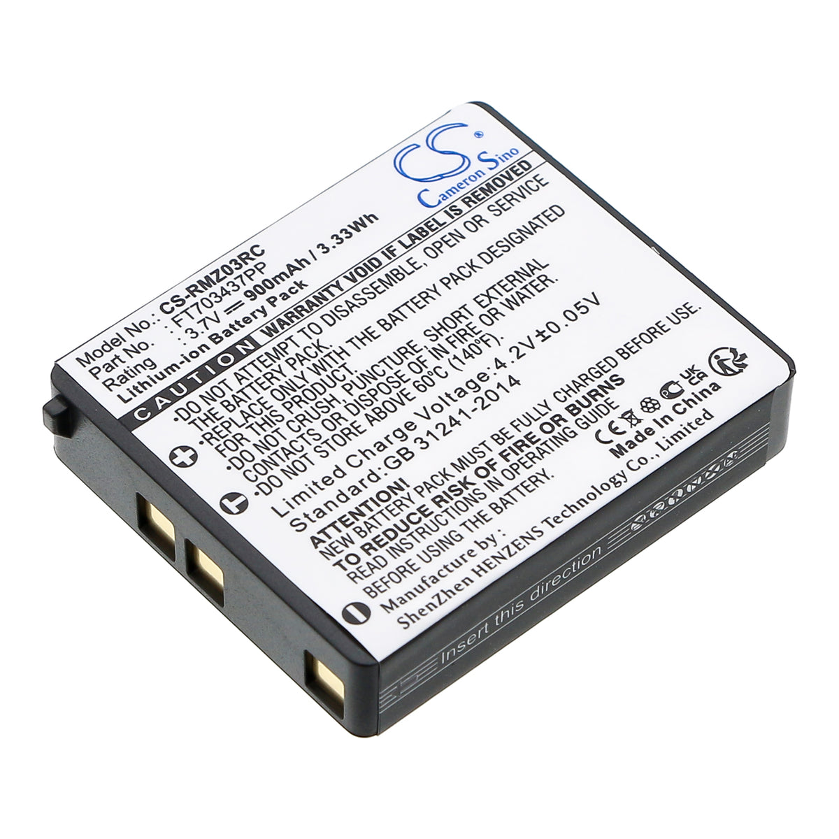 Replacement Battery for Razer RC03-001201 – Keyboard,Mouse – 900mAh / 3.7V