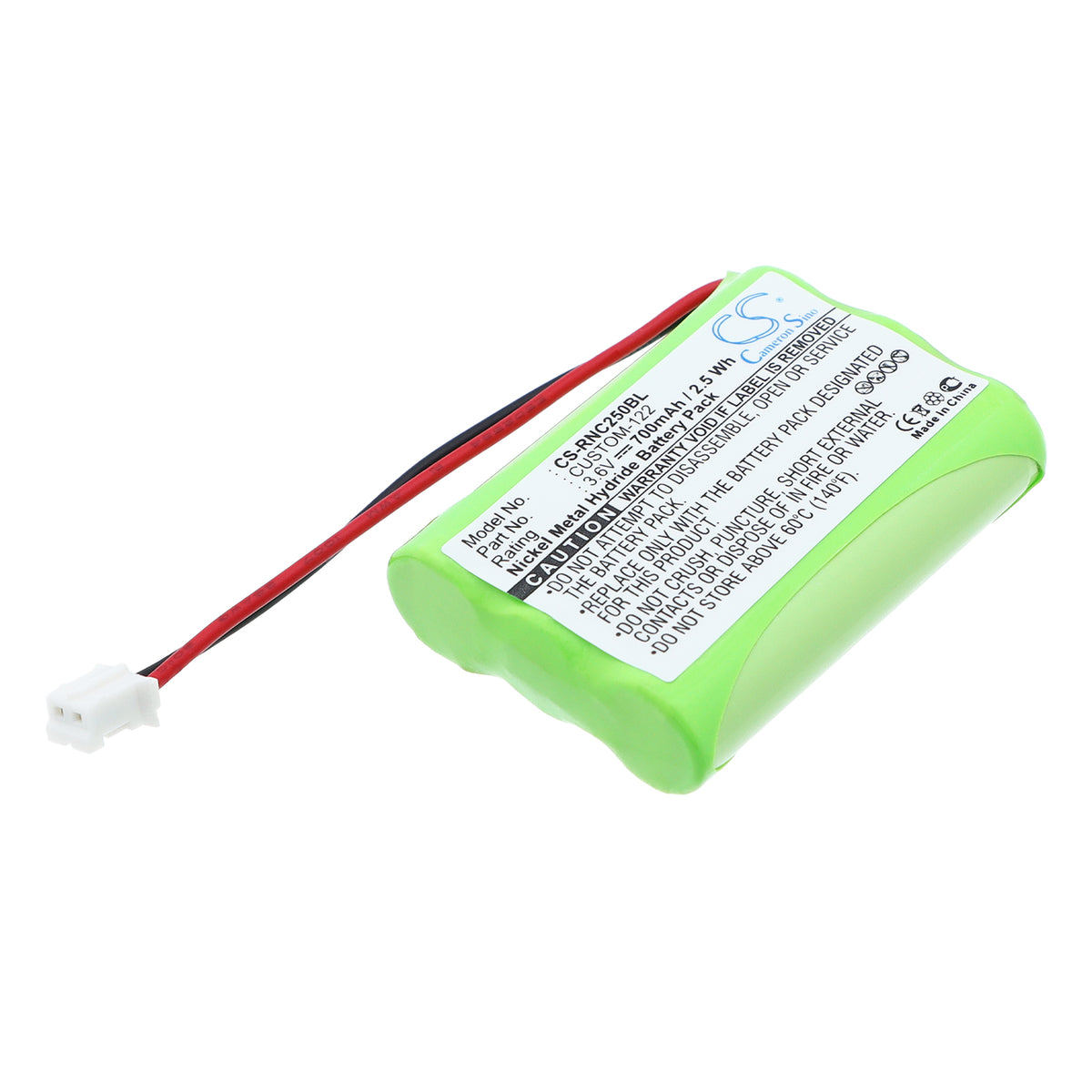 Replacement Battery for Resistacap Inc N250AAAF3WL – Payment Terminal – 700mAh / 3.6V