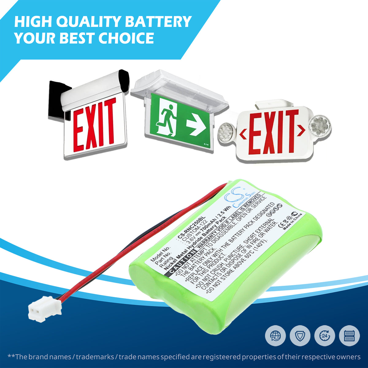 Replacement Battery for Resistacap Inc N250AAAF3WL – Payment Terminal – 700mAh / 3.6V