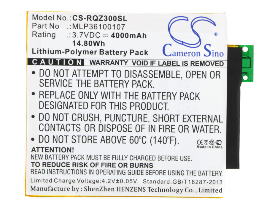 Replacement Battery for Verizon Ellipsis 8 – Tablet – 4000mAh / 3.7V - image 5