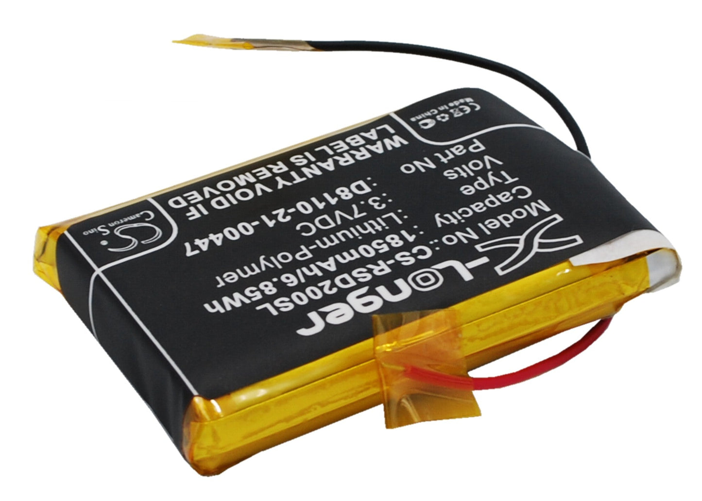 Replacement Battery for Roberts  Sports Dab2 – DAB Digital – 1850mAh / 6.85Wh / 3.7V