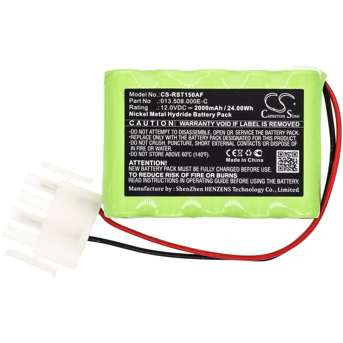 Replacement Battery for Record STA15 – Automatic Doors – 2000mAh / 12V