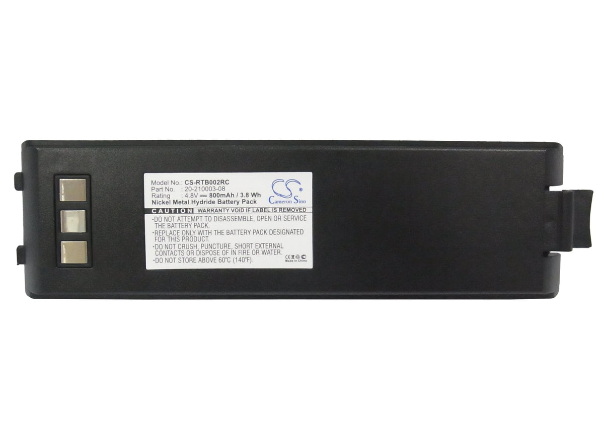 Replacement Battery for RTI T2 – Remote Control – 800mAh / 4.8V